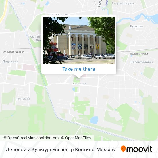 Деловой и Культурный центр Костино map