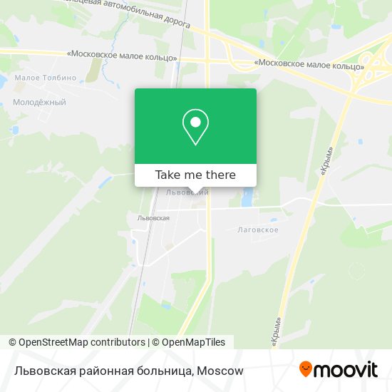 Львовская районная больница map