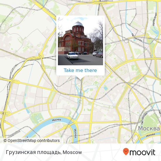 Грузинская площадь map