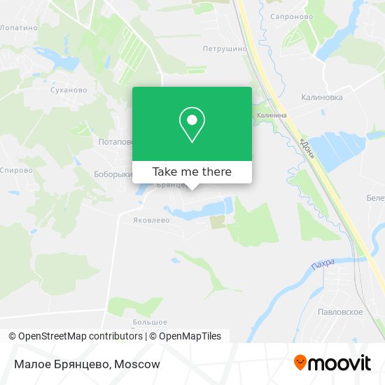 Малое Брянцево map