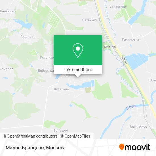Малое Брянцево map