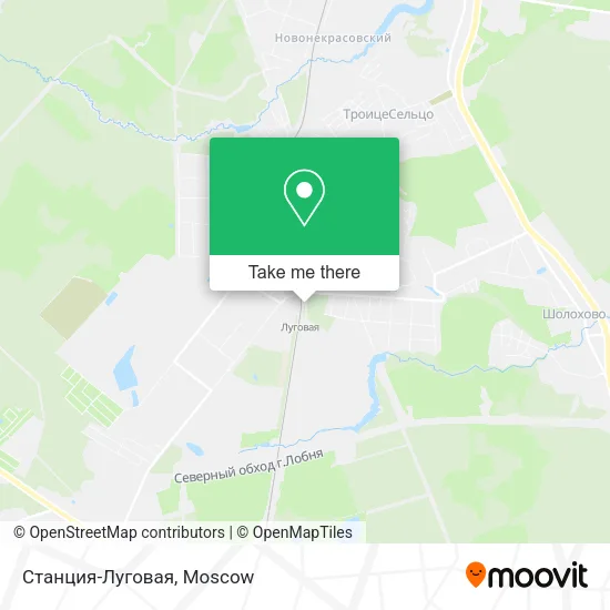 Станция-Луговая map