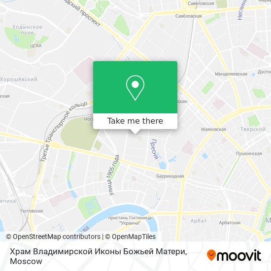 Храм Владимирской Иконы Божьей Матери map