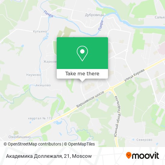 Академика Доллежаля, 21 map