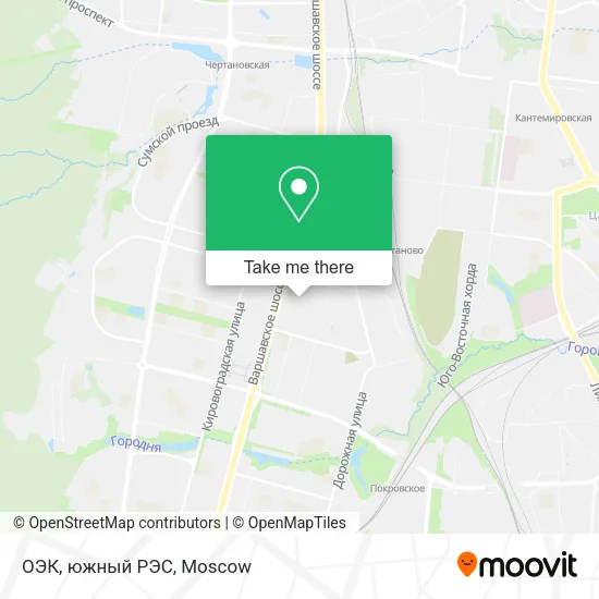 ОЭК, южный РЭС map