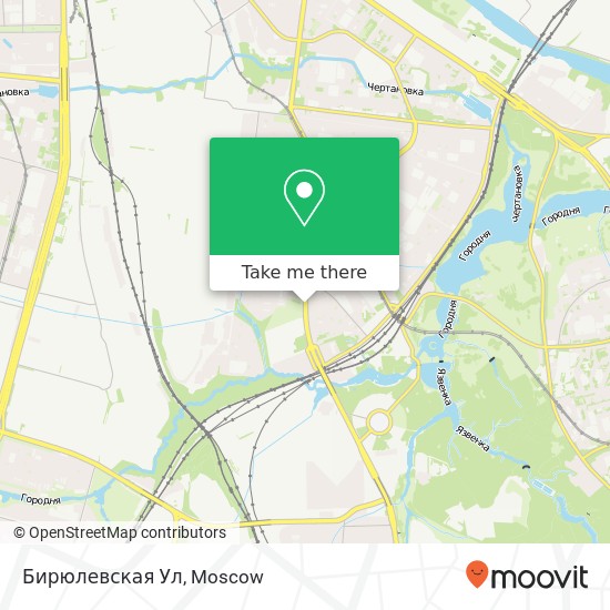 Бирюлевская Ул map