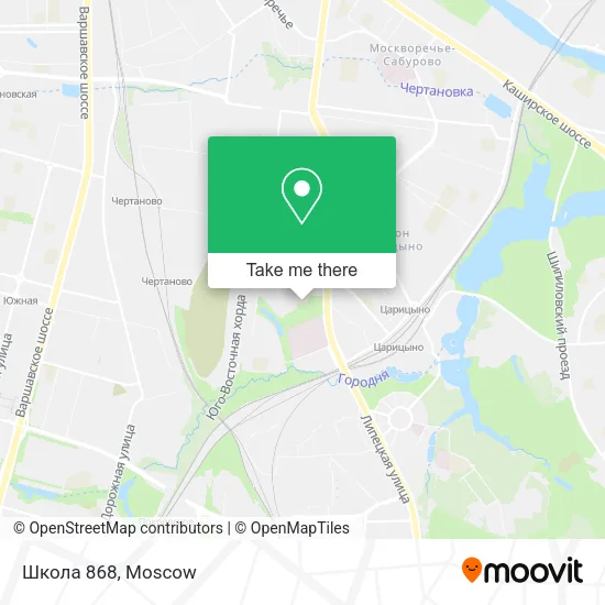 Школа 868 map
