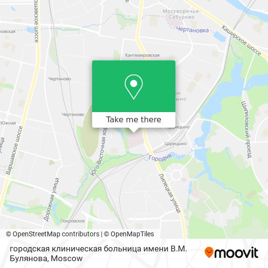 городская клиническая больница имени В.М. Булянова map
