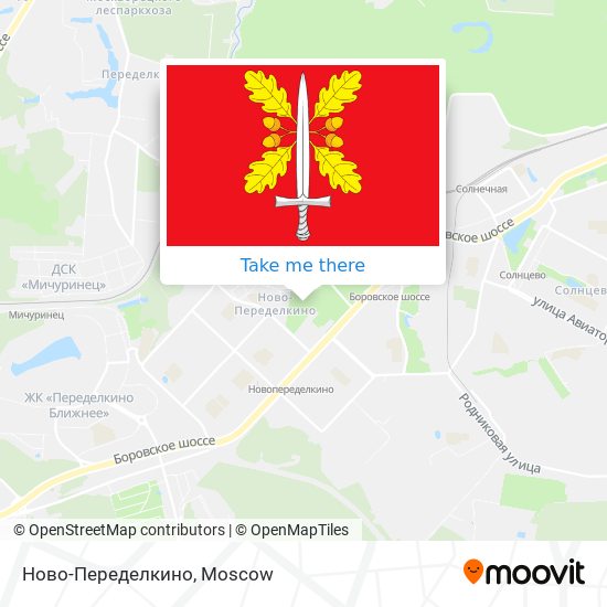 Ново-Переделкино map