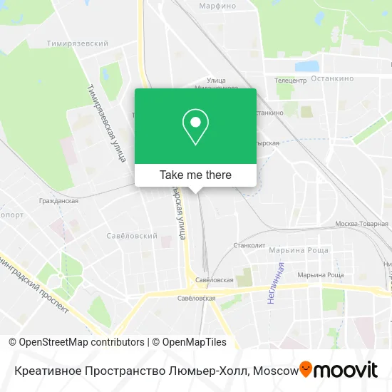 Креативное Пространство Люмьер-Холл map