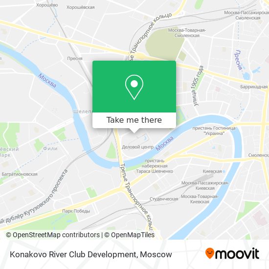 Konakovo River Club Development map