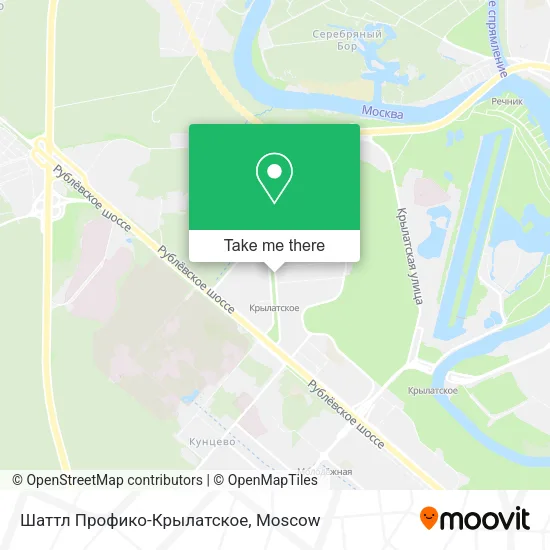 Шаттл Профико-Крылатское map