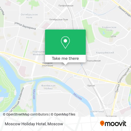 Moscow Holiday Hotel map