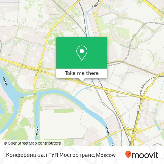 Конференц-зал ГУП Мосгортранс map