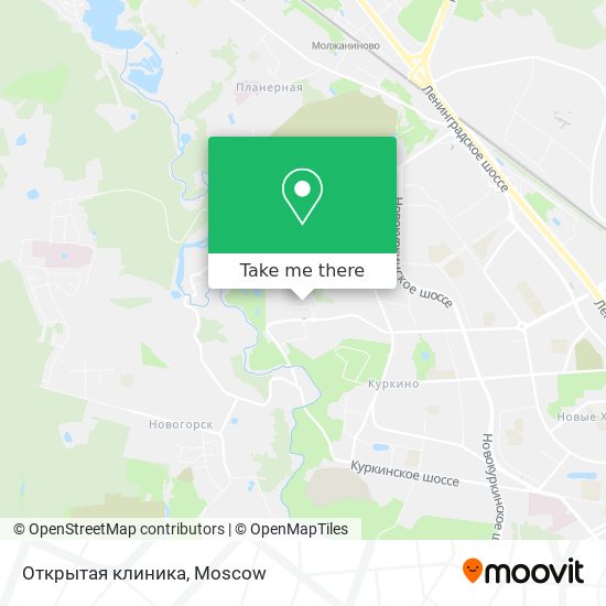 Открытая клиника map