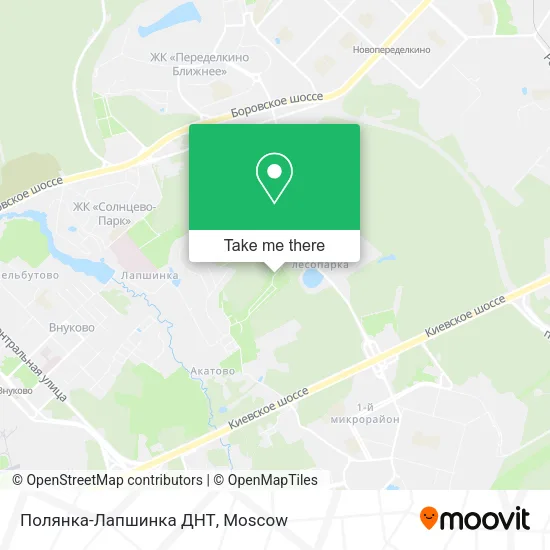 Полянка-Лапшинка ДНТ map