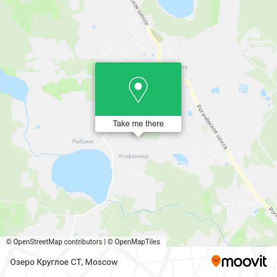 Озеро Круглое СТ map
