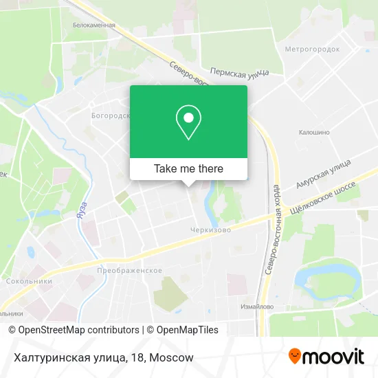 Халтуринская улица, 18 map