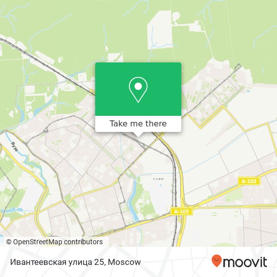 Ивантеевская улица 25 map