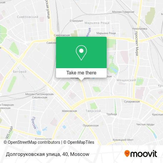 Долгоруковская улица, 40 map