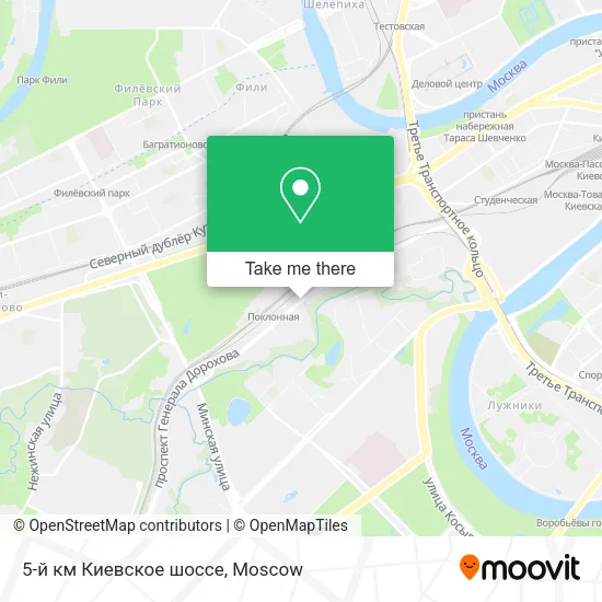 5-й км Киевское шоссе map