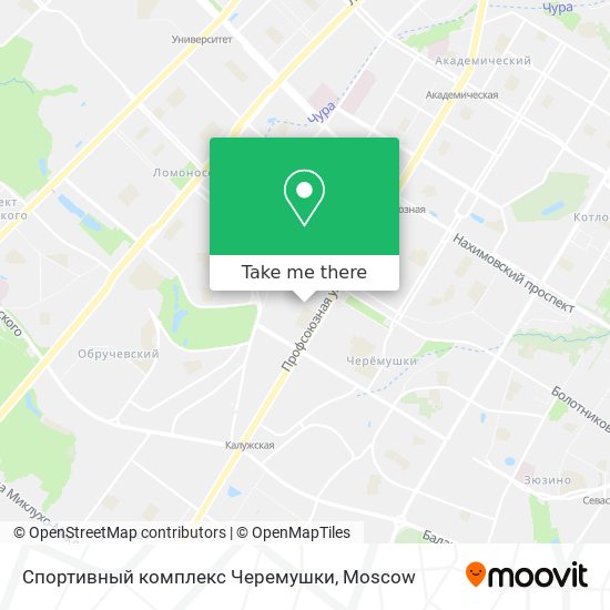 Спортивный комплекс Черемушки map