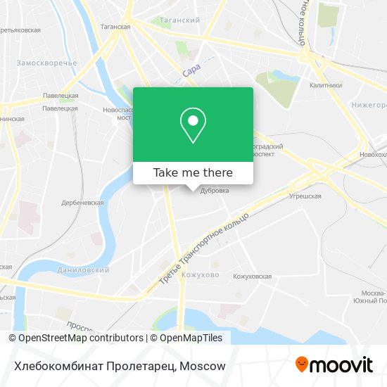 Хлебокомбинат Пролетарец map