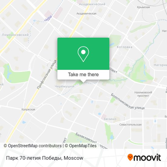Парк 70-летия Победы map