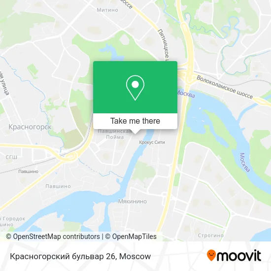 Красногорский бульвар 26 map