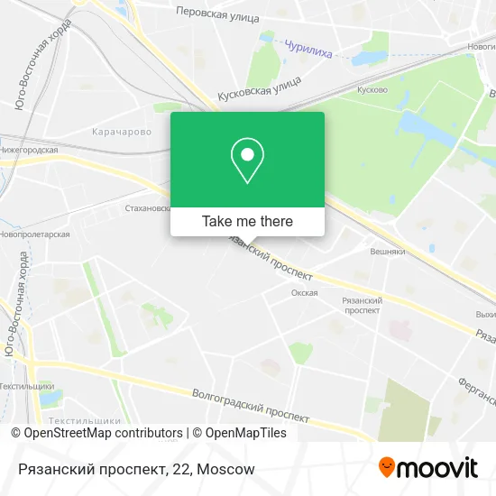 Рязанский проспект, 22 map