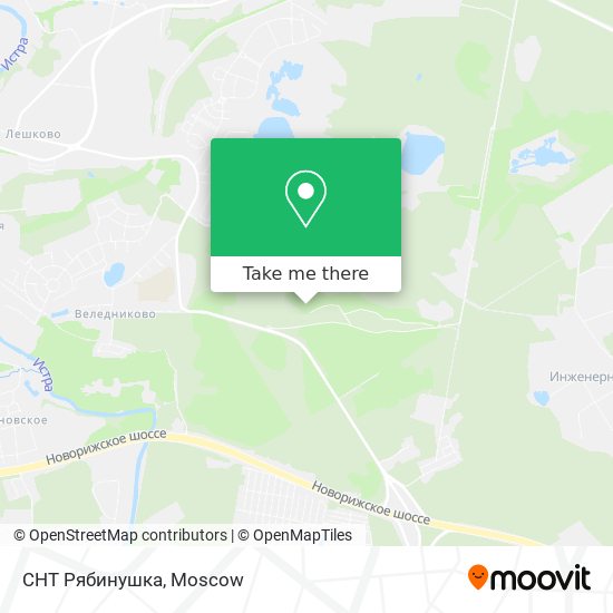 СНТ Рябинушка map