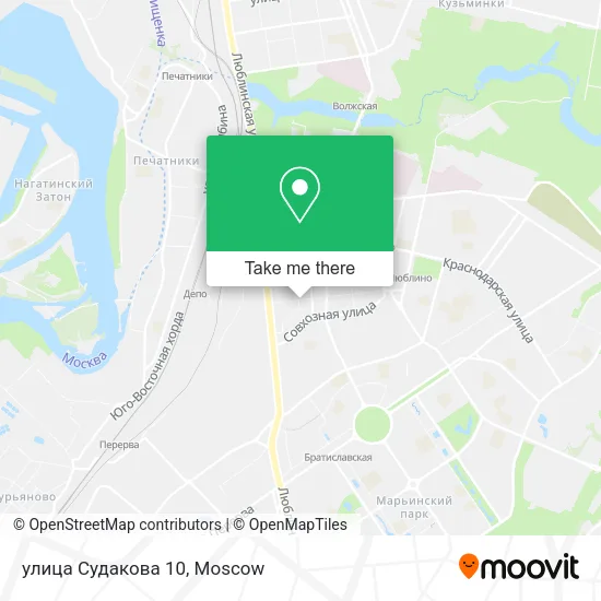 улица Судакова 10 map