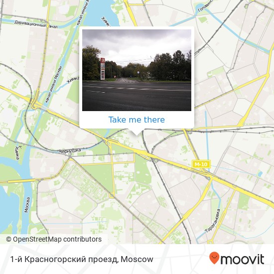 1-й Красногорский проезд map