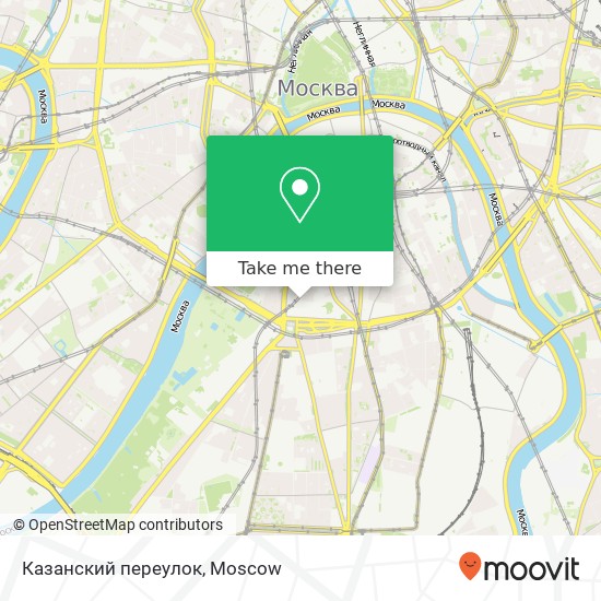 Казанский переулок map