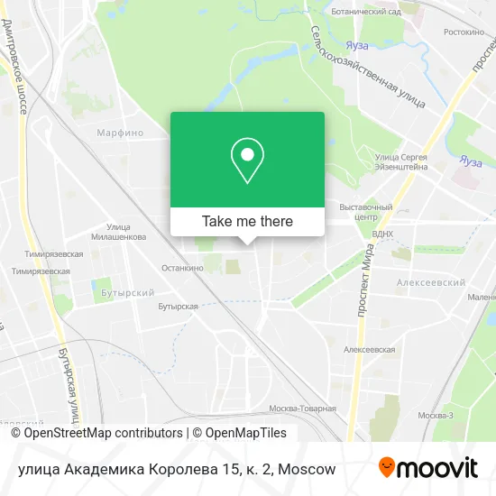 улица Академика Королева 15, к. 2 map