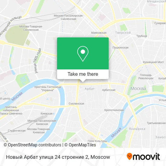 Новый Арбат улица 24 строение 2 map