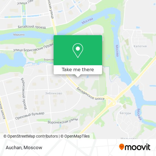 Auchan map