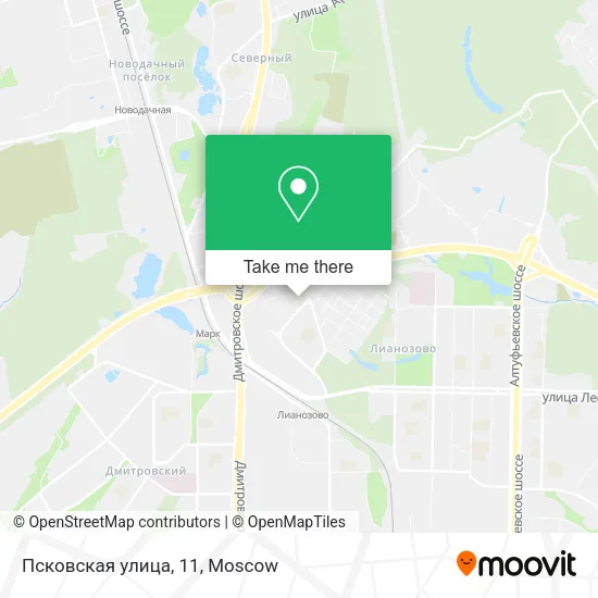 Псковская улица, 11 map