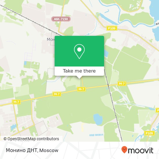 Монино ДНТ map