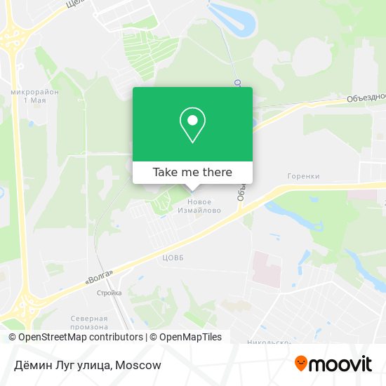 Дёмин Луг улица map