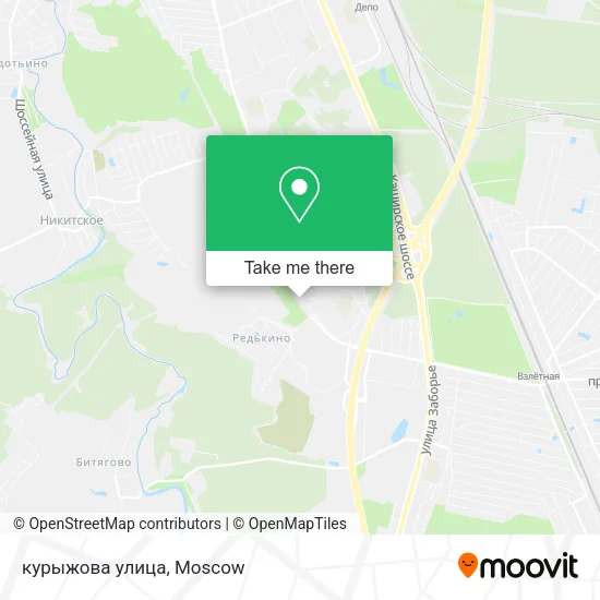 курыжова улица map