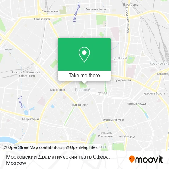 Московский Драматический театр Сфера map