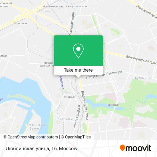Люблинская улица, 16 map