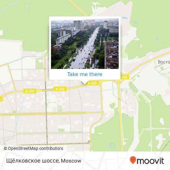 Щёлковское шоссе map