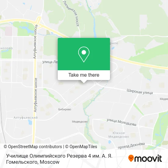 Училище Олимпийского Резерва 4 им. А. Я. Гомельского map