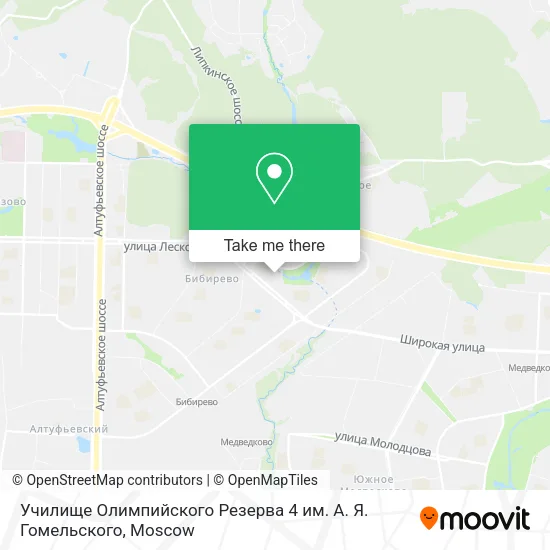 Училище Олимпийского Резерва 4 им. А. Я. Гомельского map