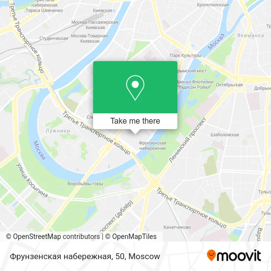 Фрунзенская набережная, 50 map