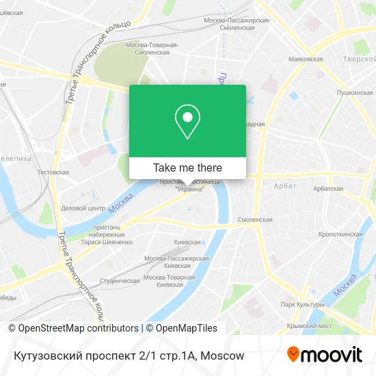 Кутузовский проспект 2 / 1 стр.1А map