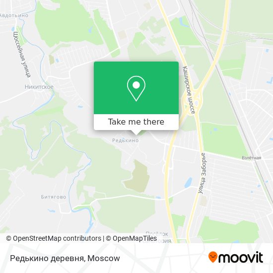 Редькино деревня map