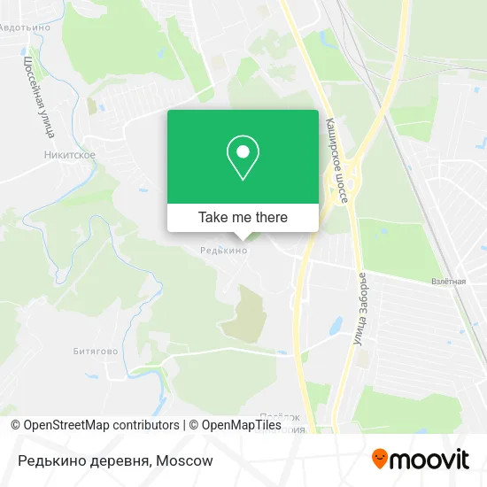 Редькино деревня map
